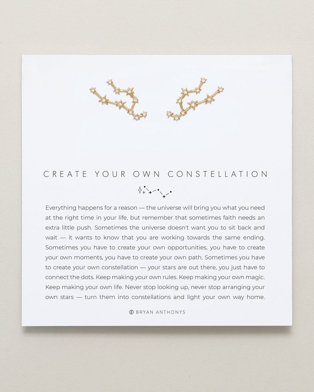 Create Your Own Constellation Earring Climbers