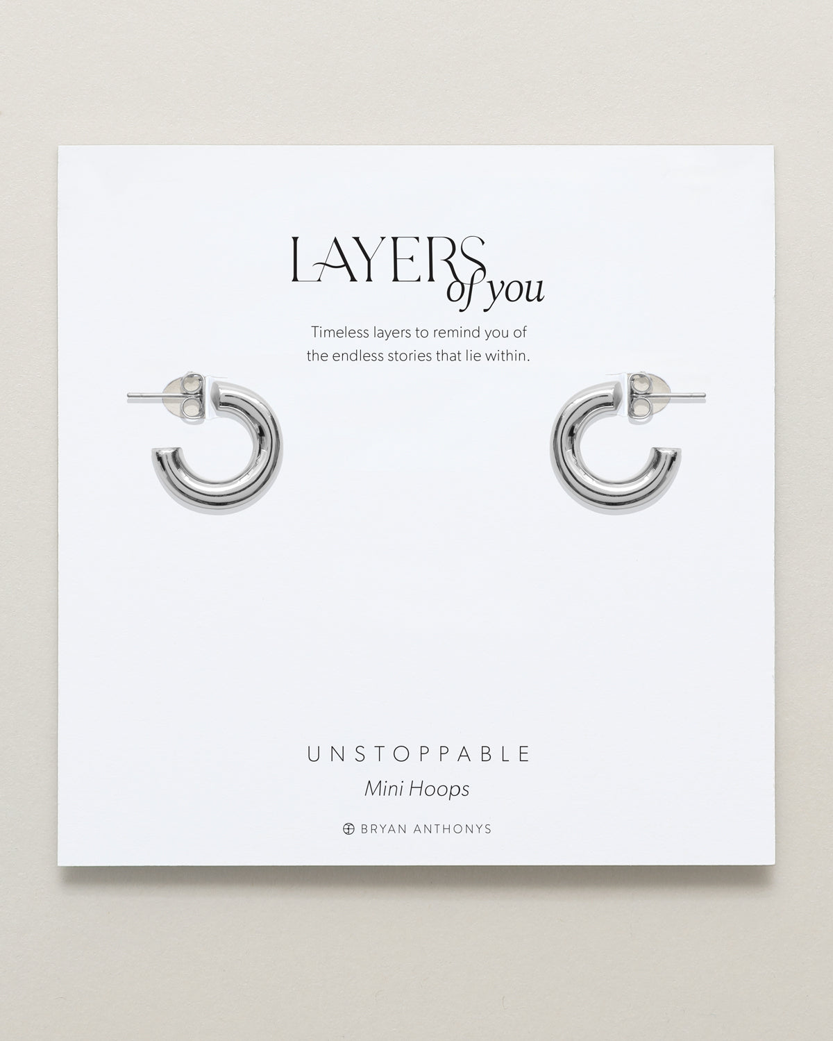 Unstoppable Mini Hoop Earrings