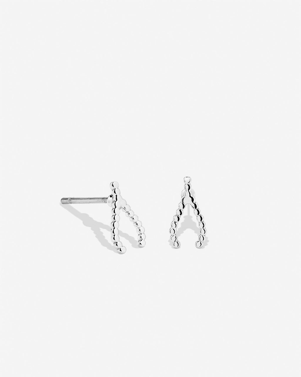 Just For Luck Wishbone Earrings