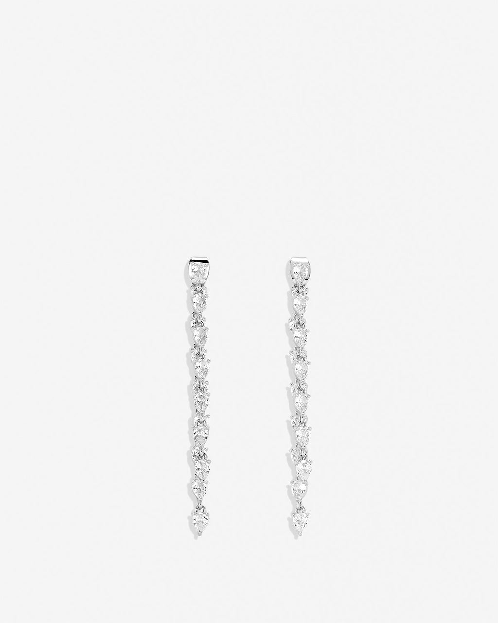 By My Side Pear Cut Chandelier Earrings