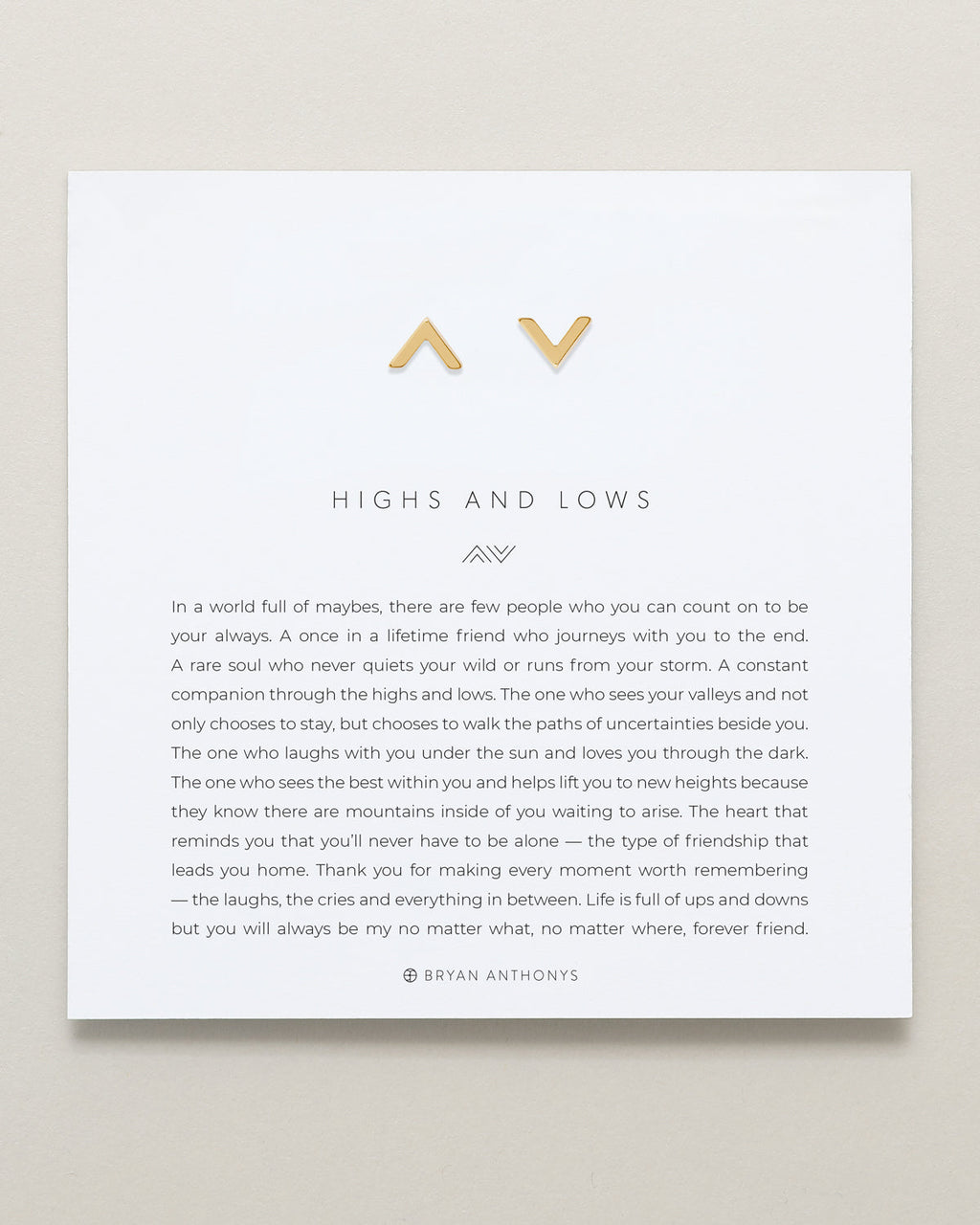 Highs & Lows Stud Earrings