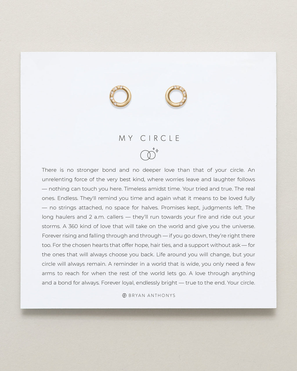 My Circle Stud Earrings