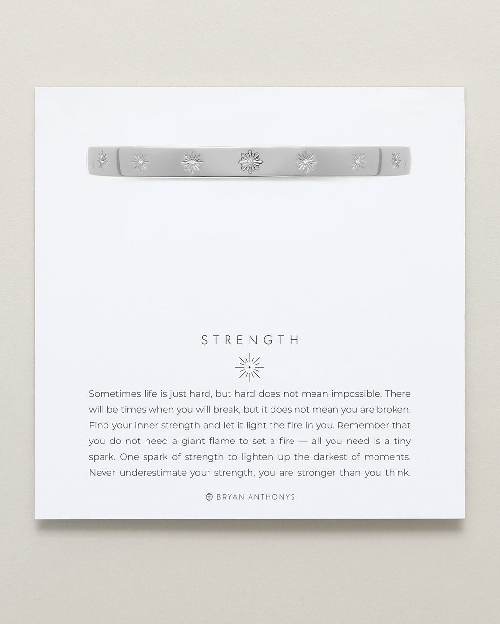 Strength Hinged Bracelet