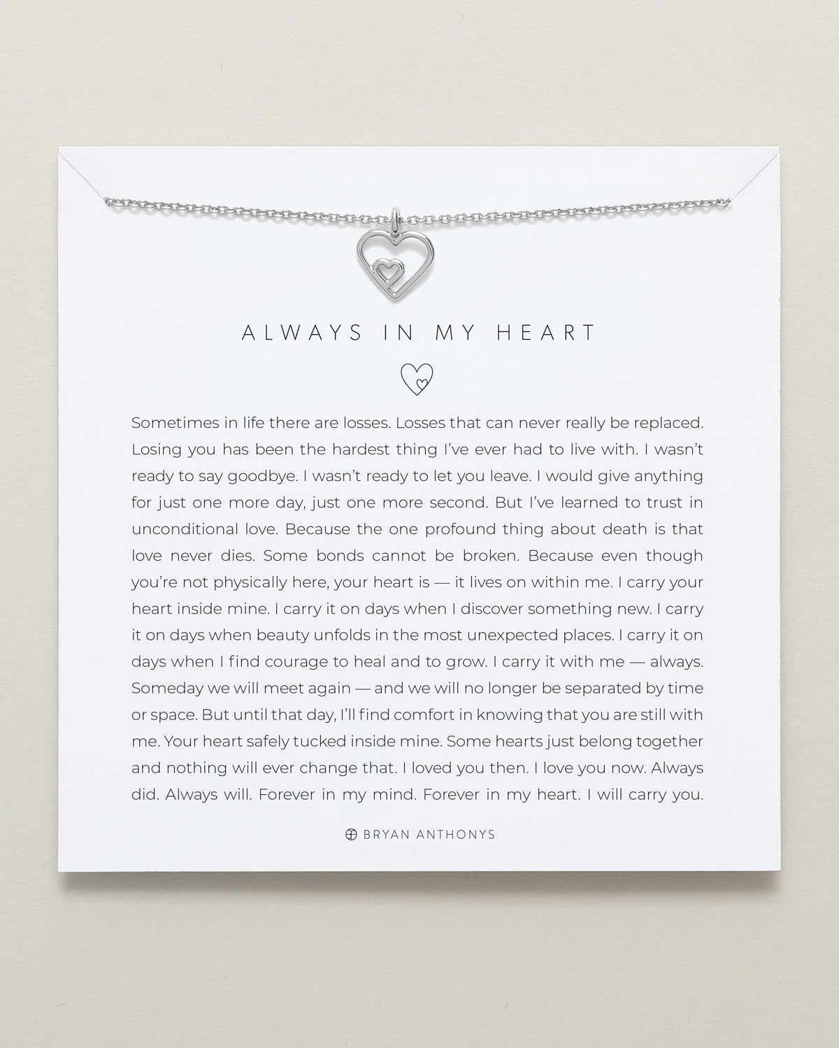 Always In My Heart Necklace