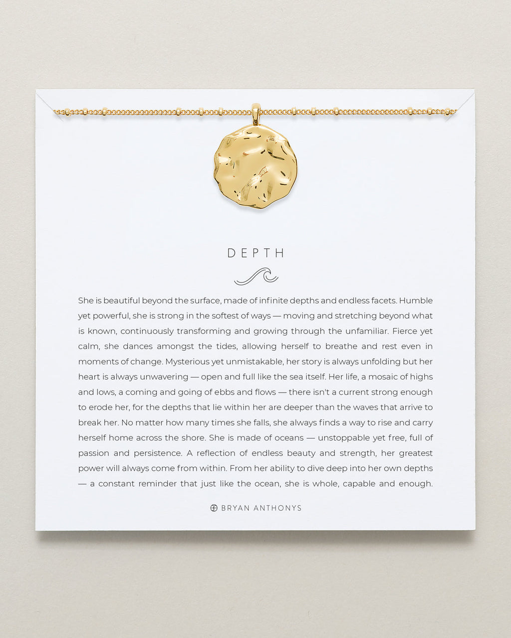 Depth Pendant Necklace