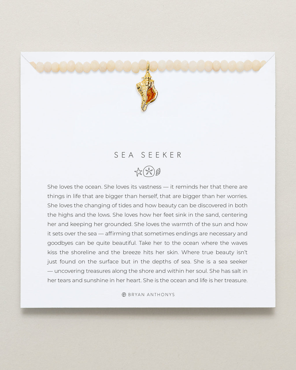 Sea Seeker Opal Beaded Necklace