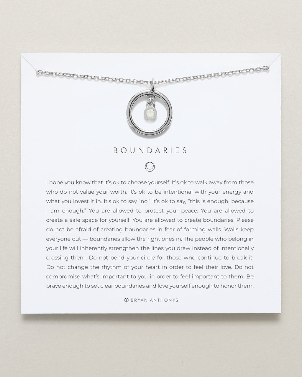 Boundaries Necklace