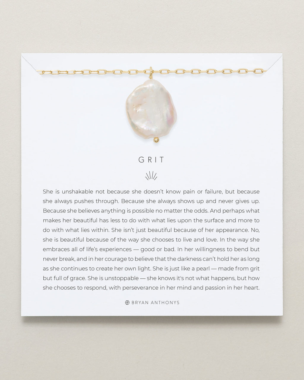 Grit Pendant Necklace