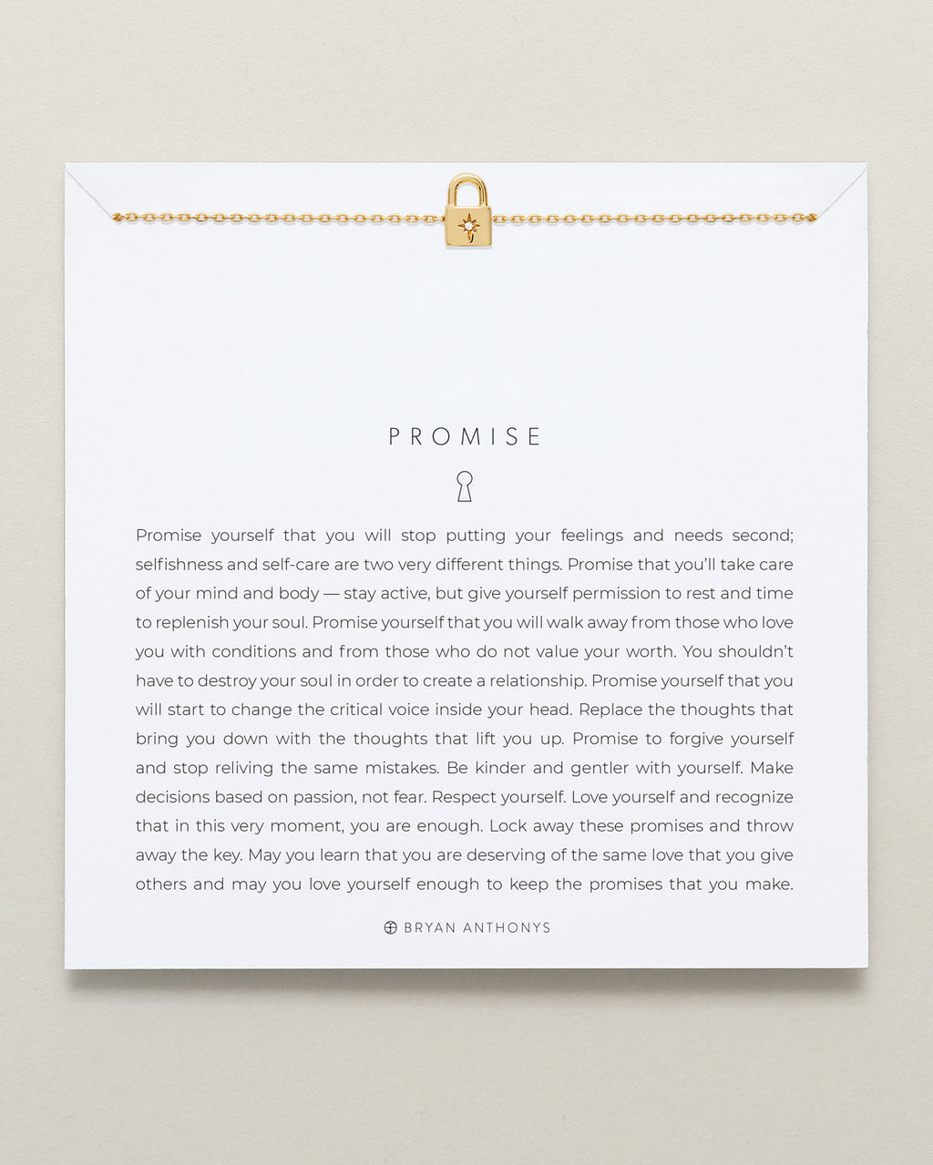 Promise Icon Necklace