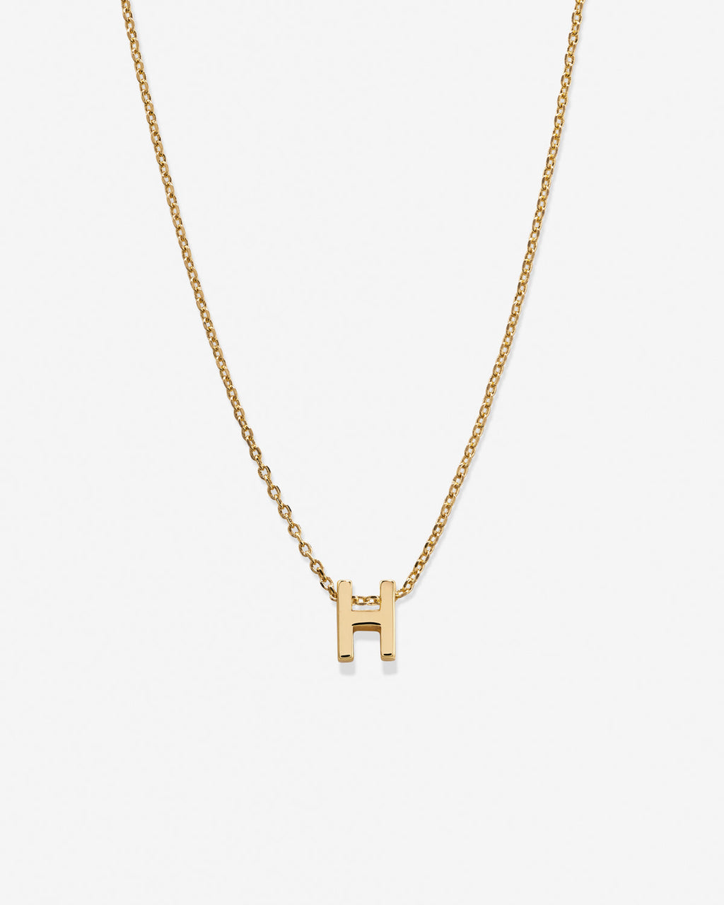 Just For You Initial Necklace — H