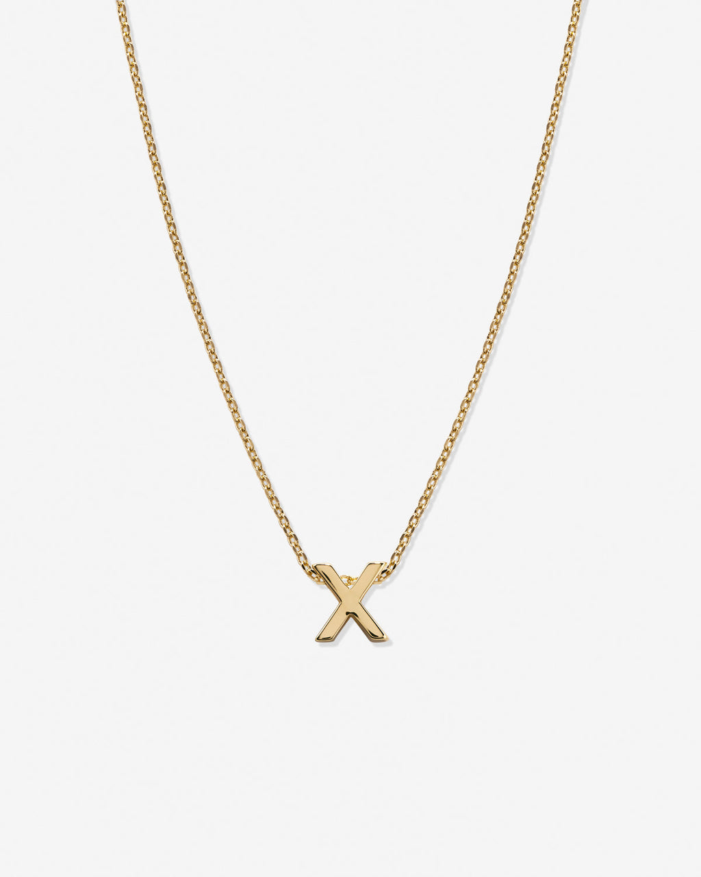 Just For You Initial Necklace — X