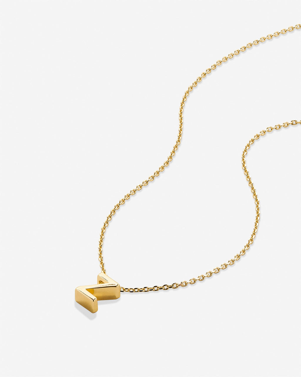 Just For You Initial Necklace — Z