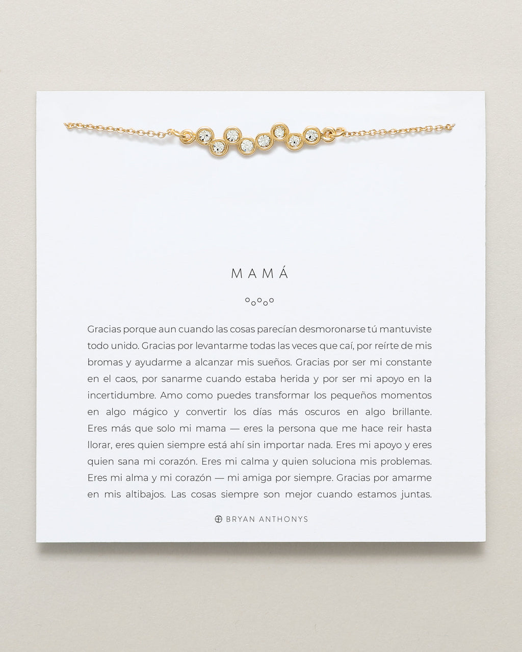Mamá Necklace (Spanish)