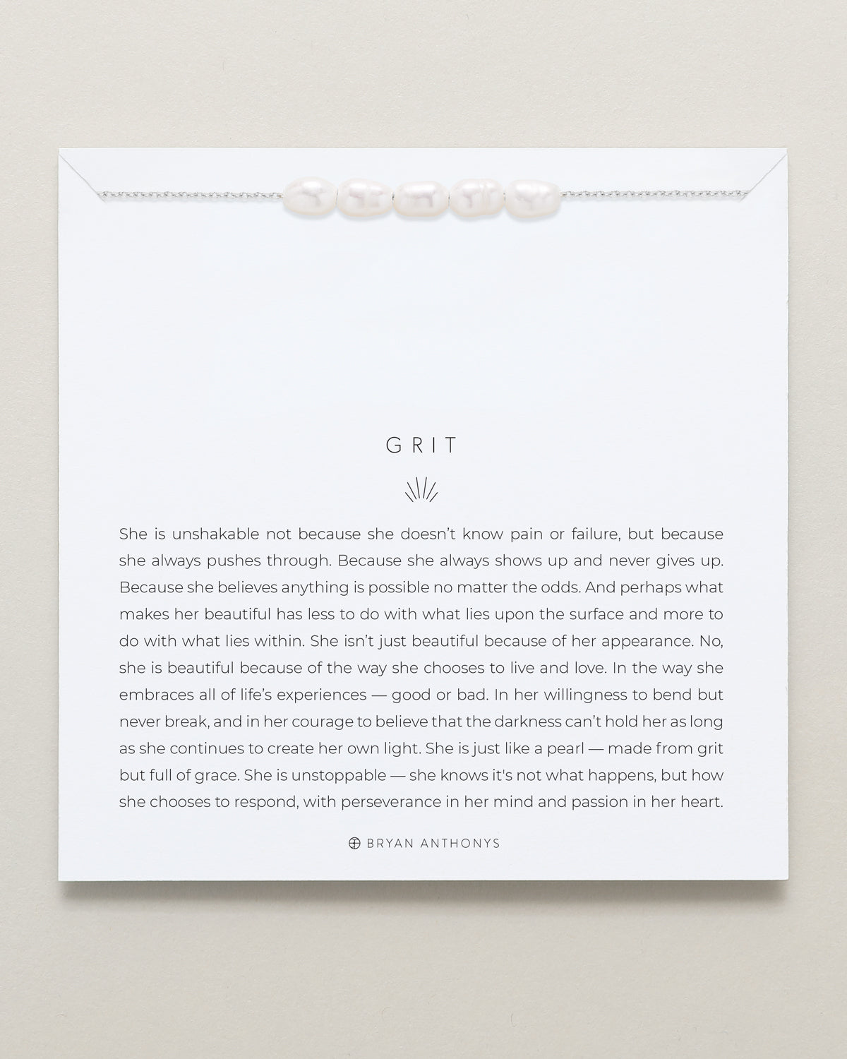 Grit Bead Necklace