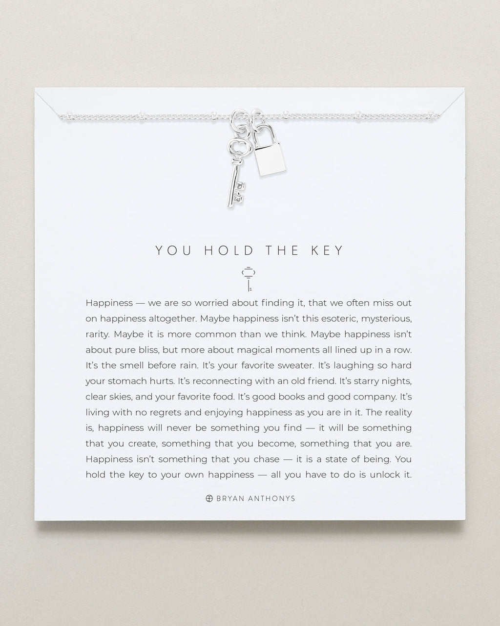 You Hold The Key Necklace