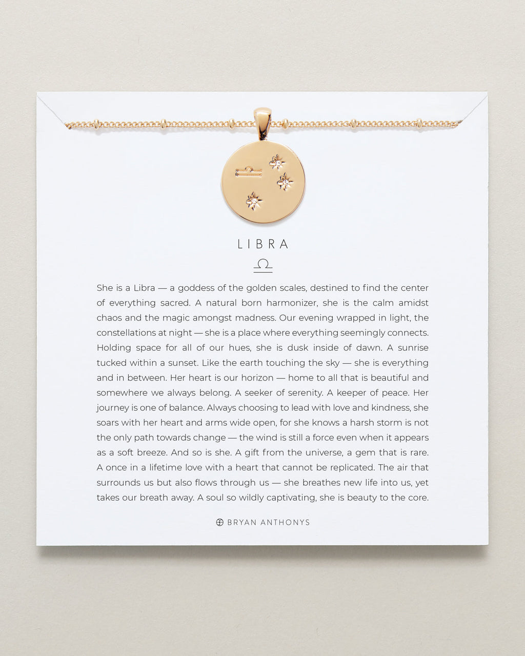 Libra — Zodiac Necklace