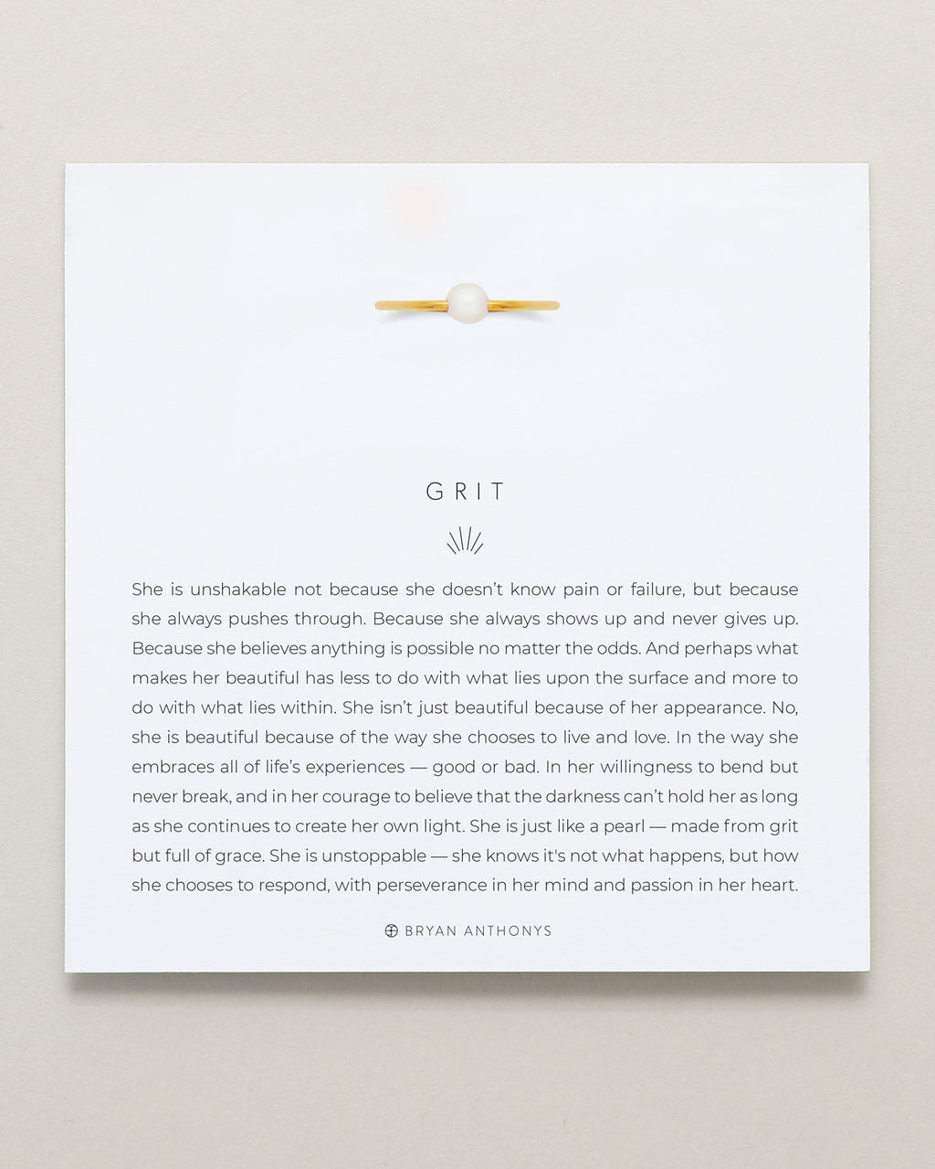 Grit Dainty Ring