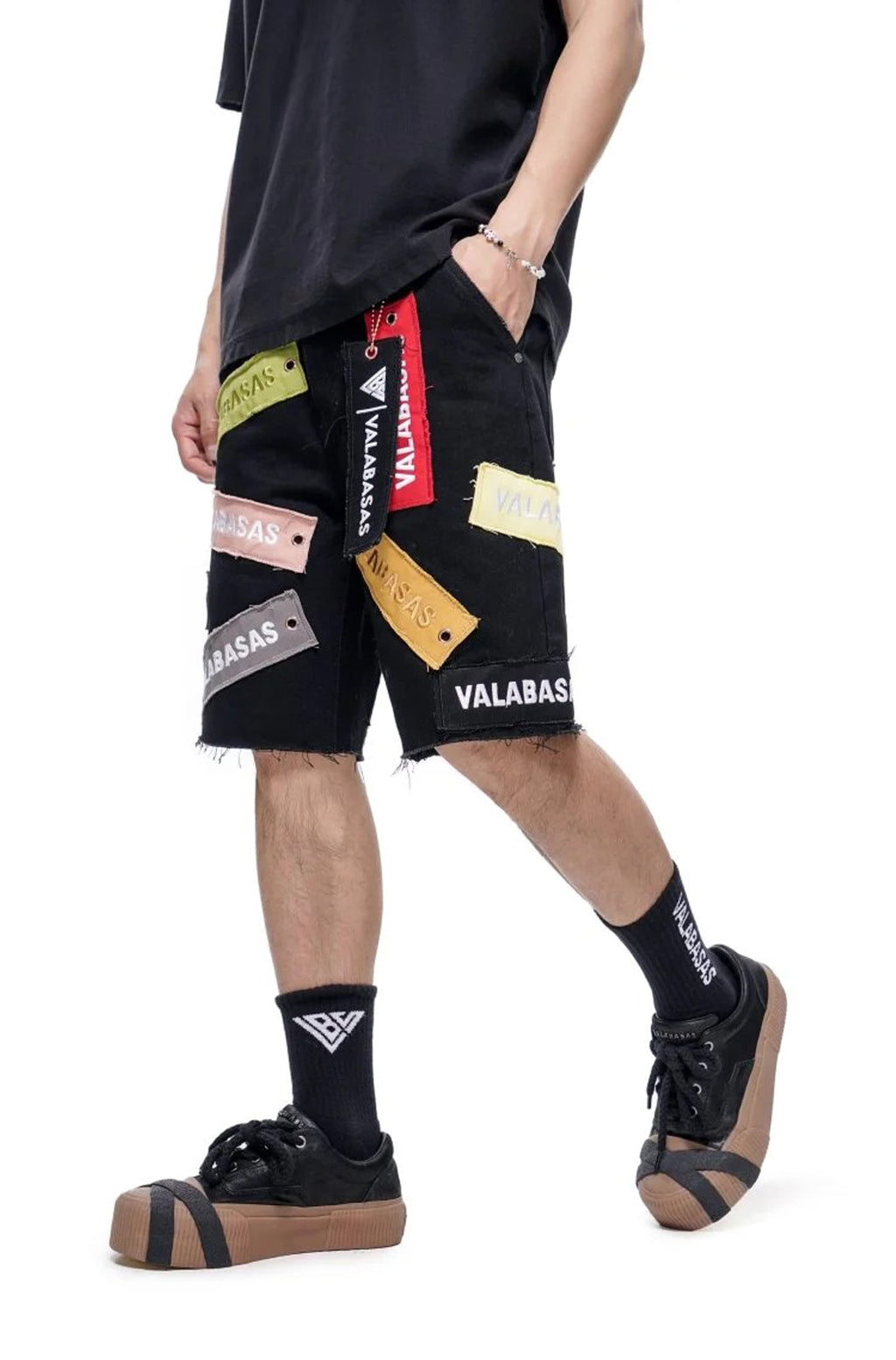 Valabasas Banner Shorts - Jet Black