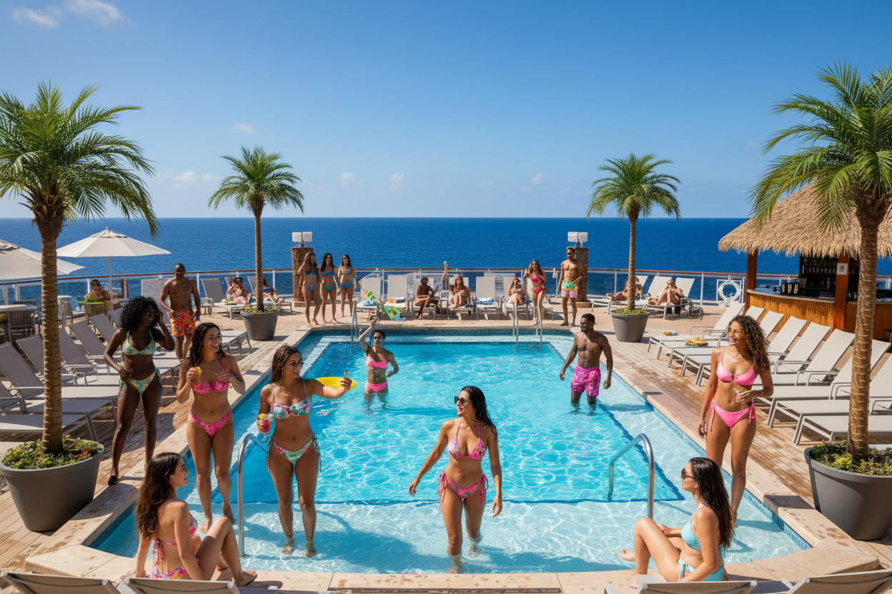 Beau Swim Cruise Banner - No Text