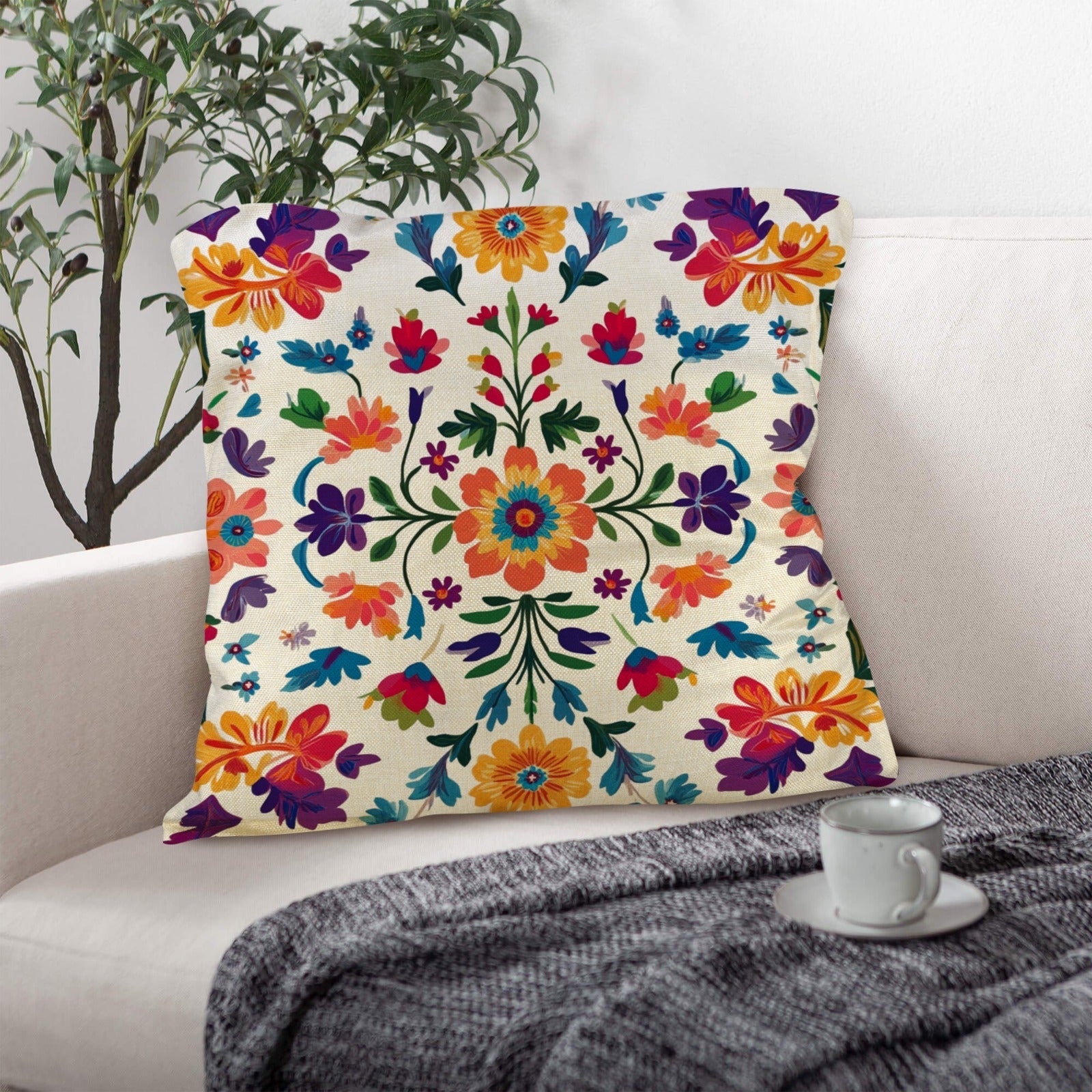 Floral Pillow Case Custom Pillow Case Made in America