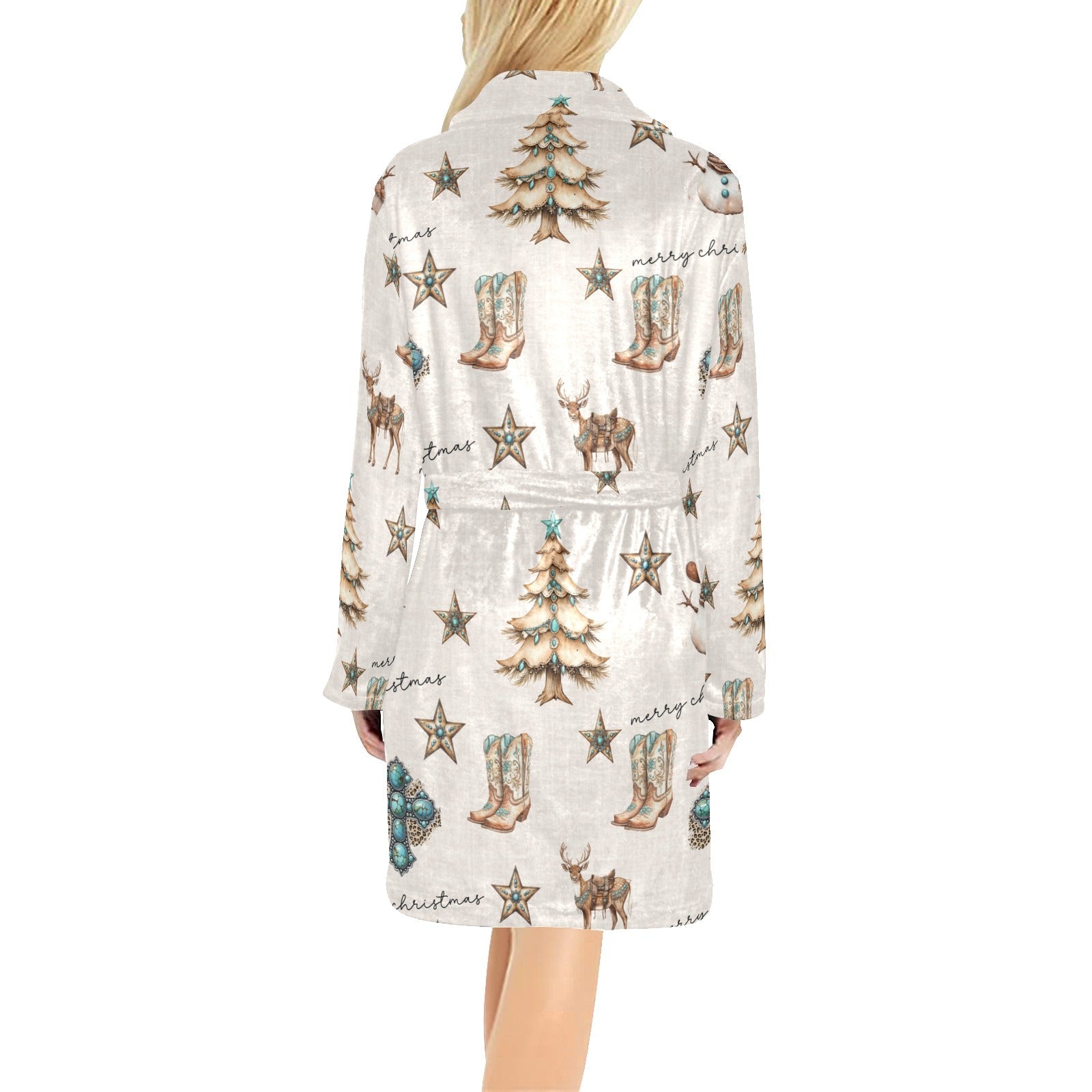 Christmas Spirit Fleece Robe