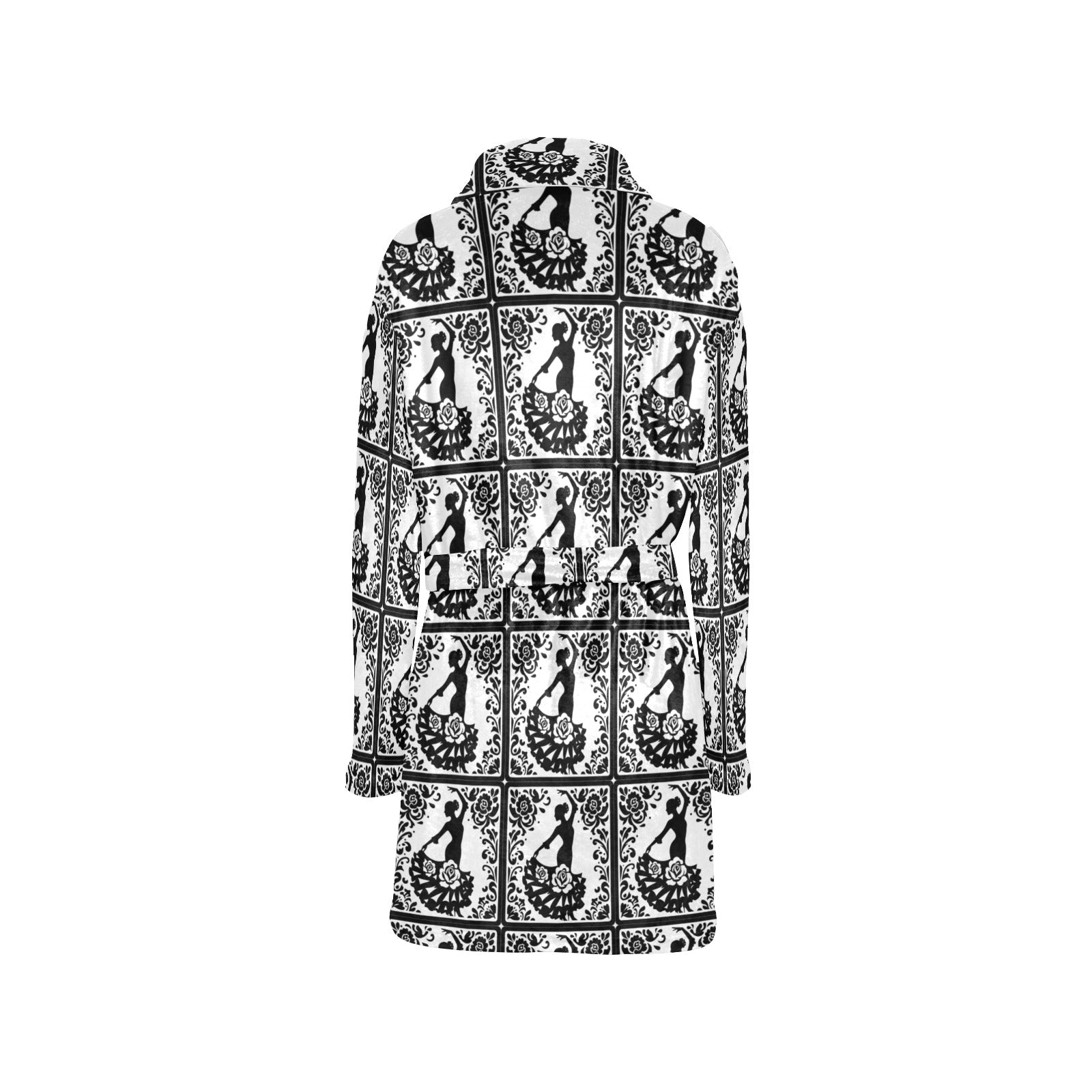 Colores de Mexico Flamenco Senorita Fleece Robe