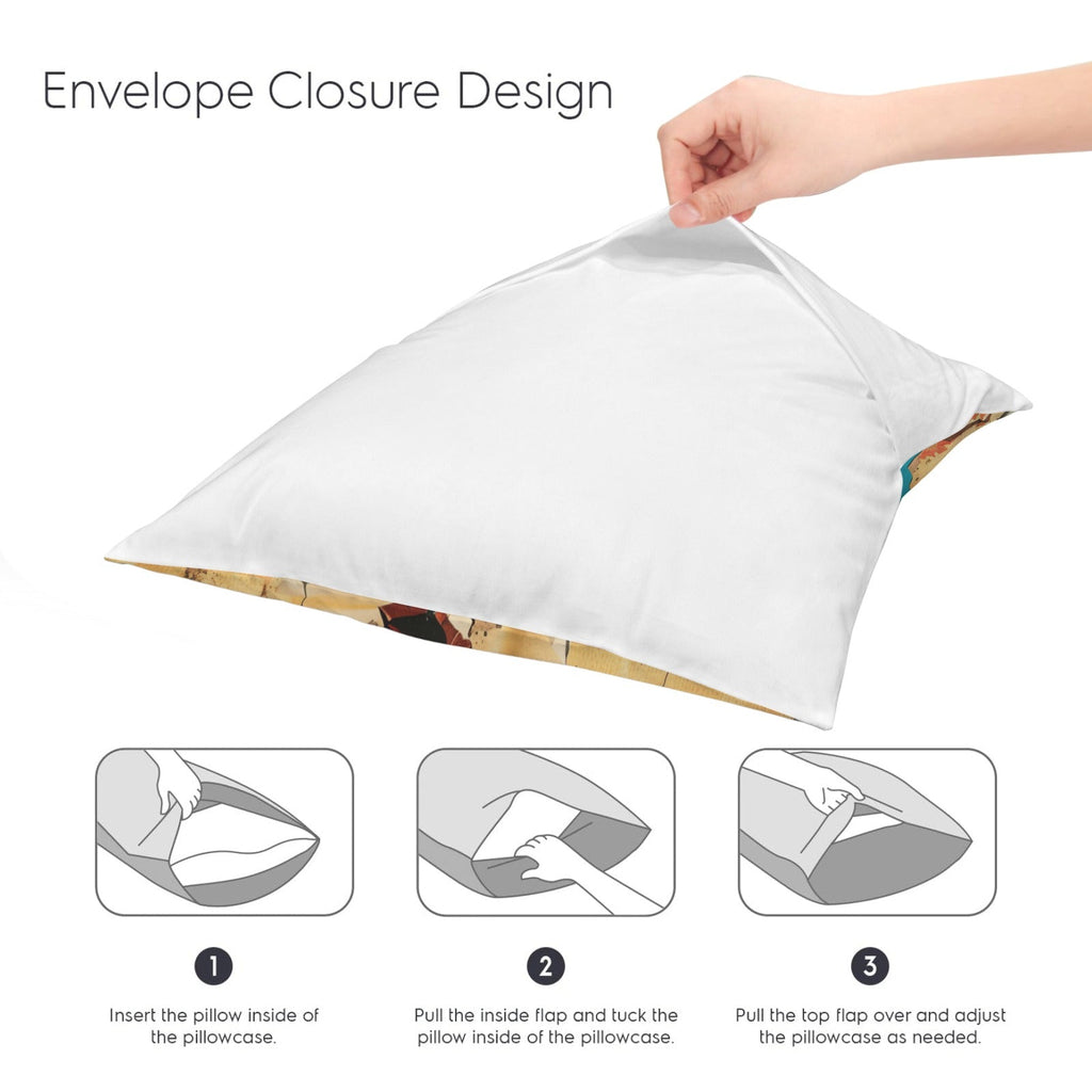 Rugged Cowboy Velvety Soft Pillow Case Made in America