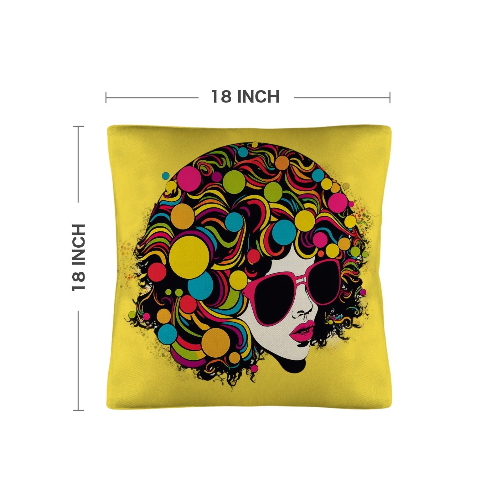 Disco Girl 2 Pillow Case Made in America