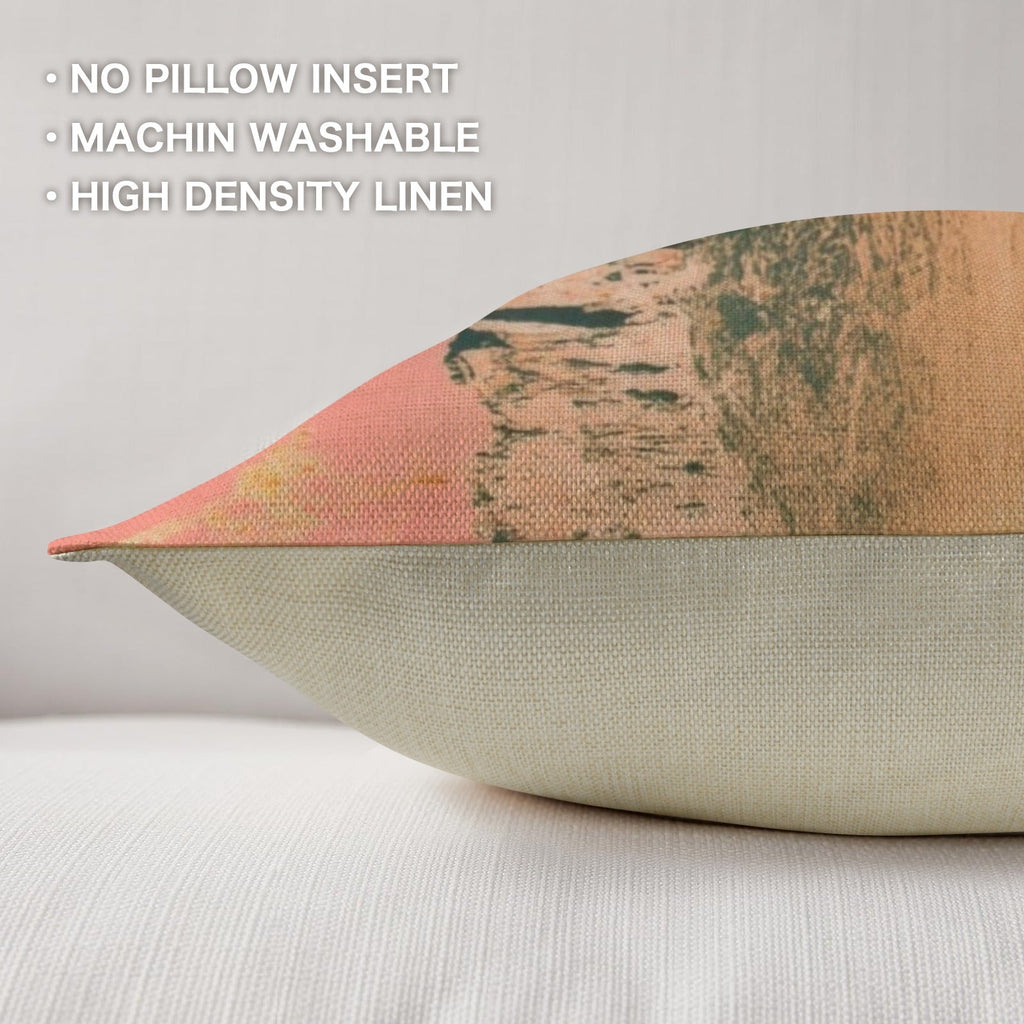 Baha Ranch Retro Pop Western Ride Cowgirl Pillow Case Made in America