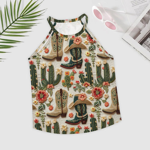Cactus Boots Tank Top