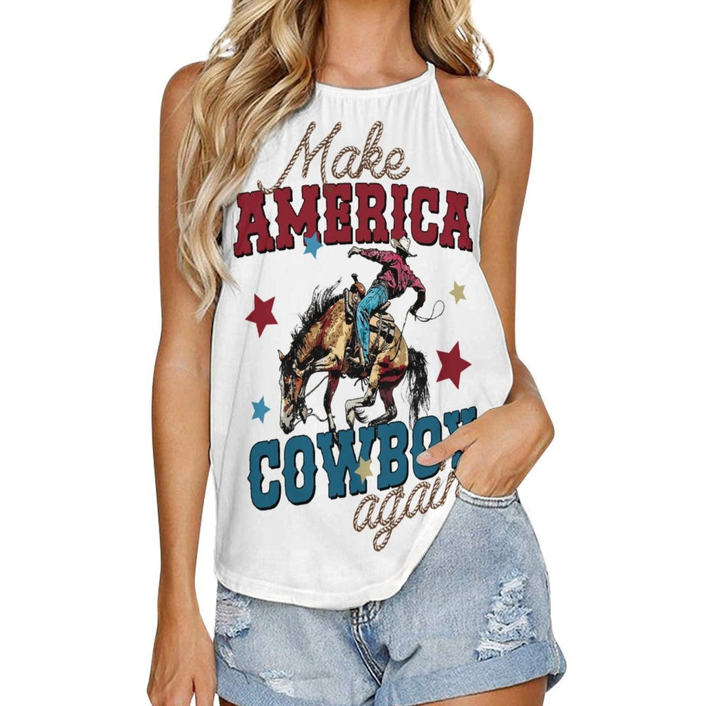 Make America Cowboy Again Rodeo Tank