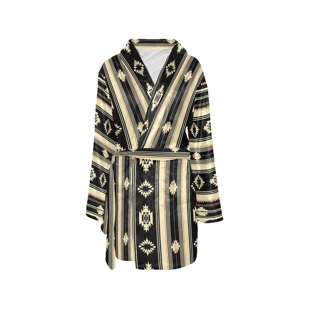Colores de Mexico Santa Fe Aztec Western Cowgirl Fleece Robe
