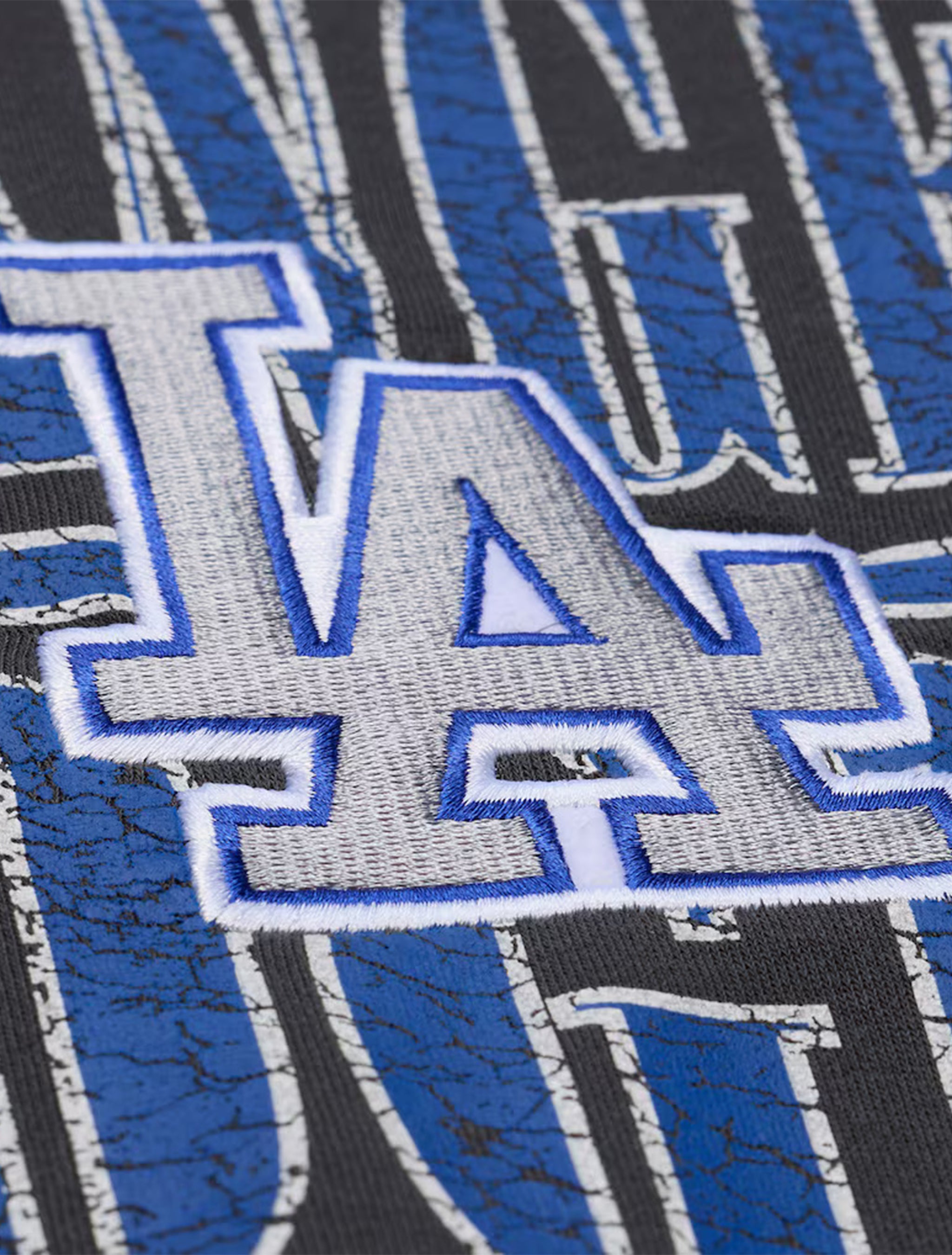 Mitchell & Ness Dodgers Downtown Fleece Crewneck - Black