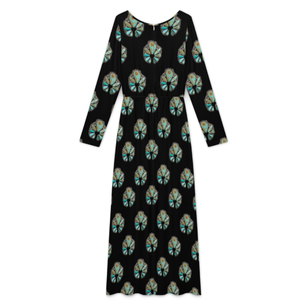 Turquoise Naja Long Sleeve Jumpsuit