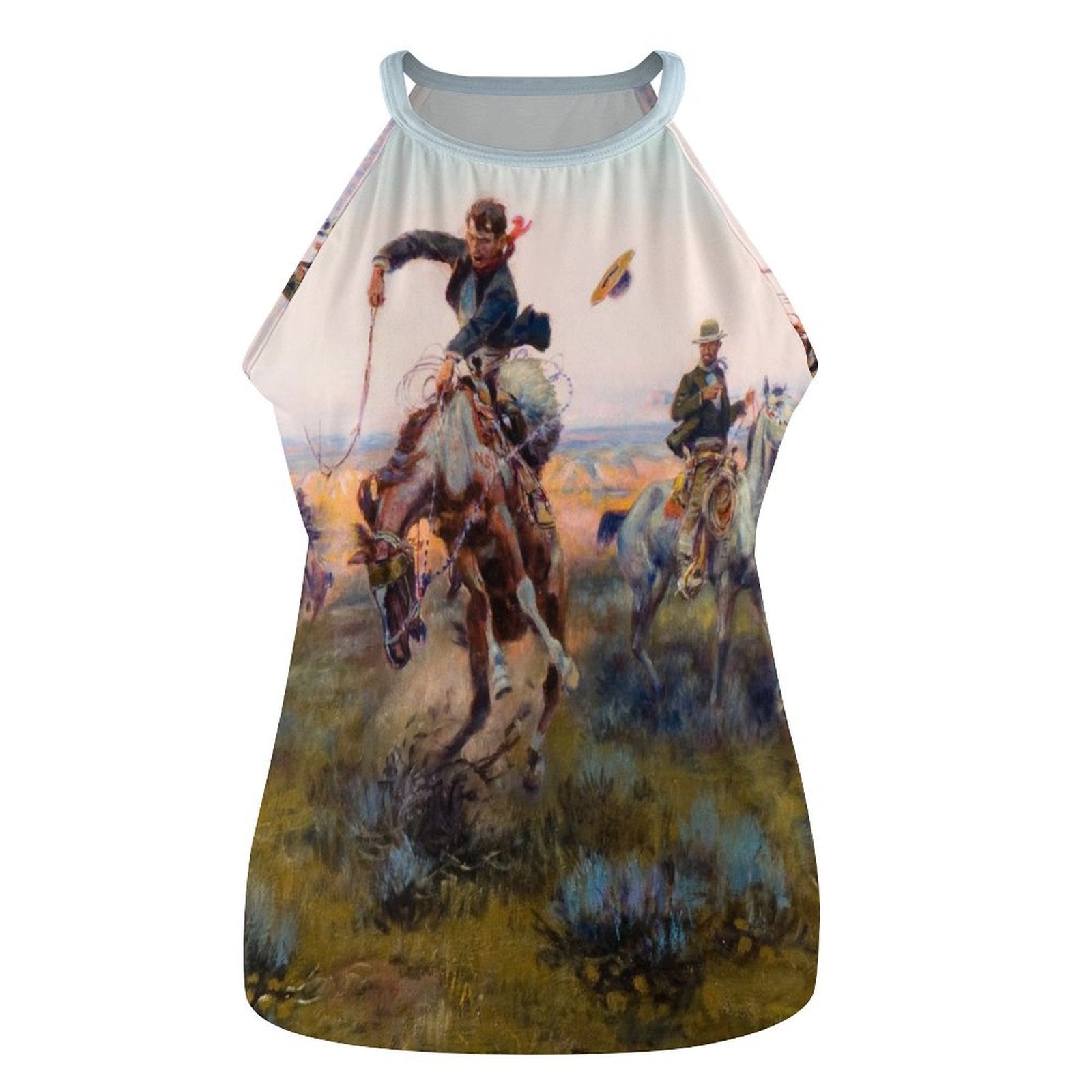 Vintage Western Cowboy Women's Tank Top