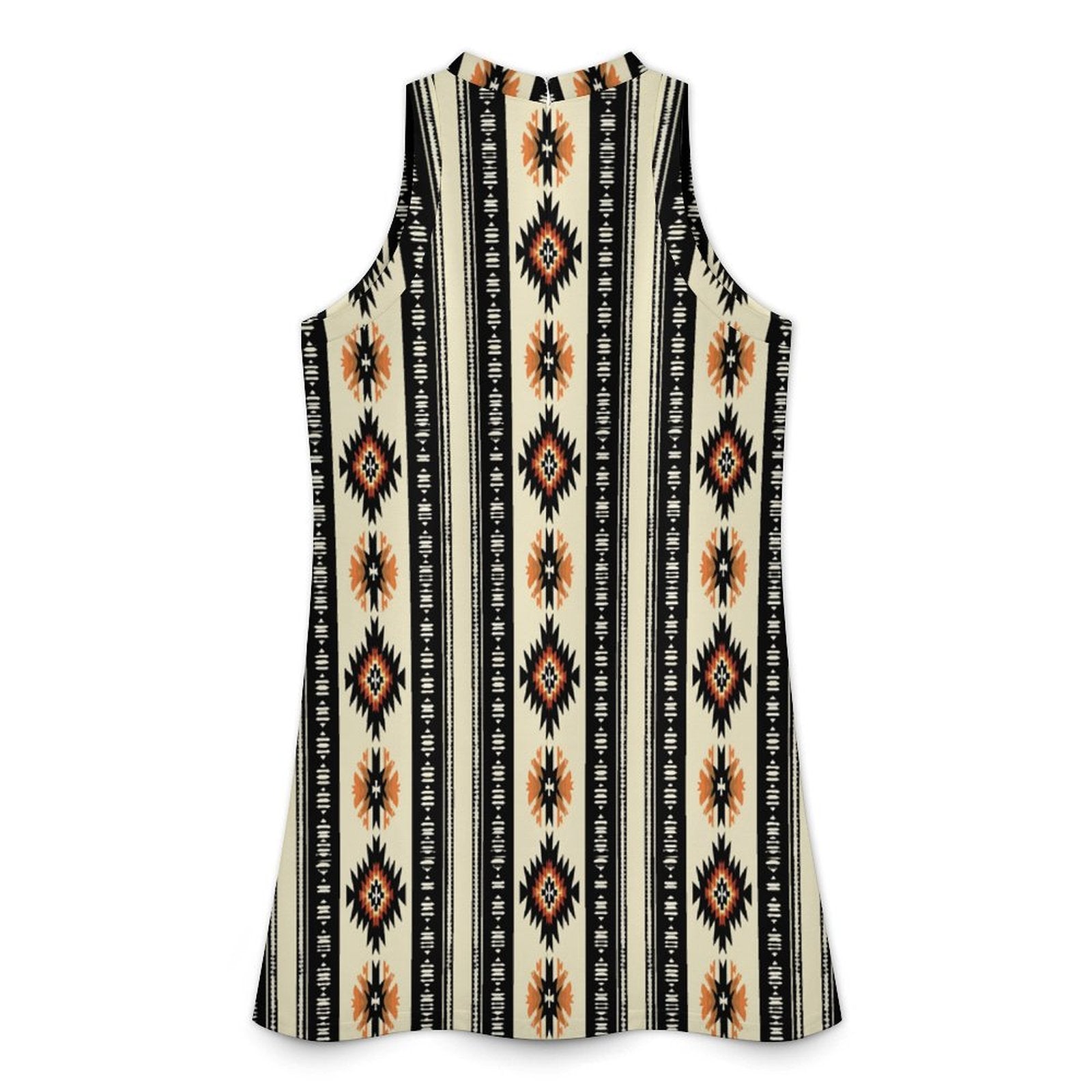 Baha Ranch Colores de Mexico Southwestern Aztec Sleeveless Mini Dress