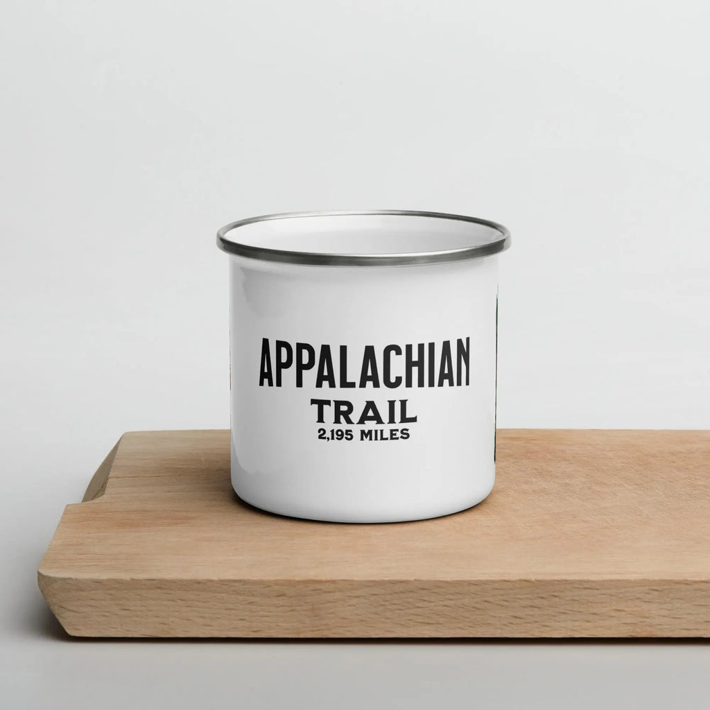 Appalachian National Scenic Trail Enamel AT Camp Mug Evening Blaze