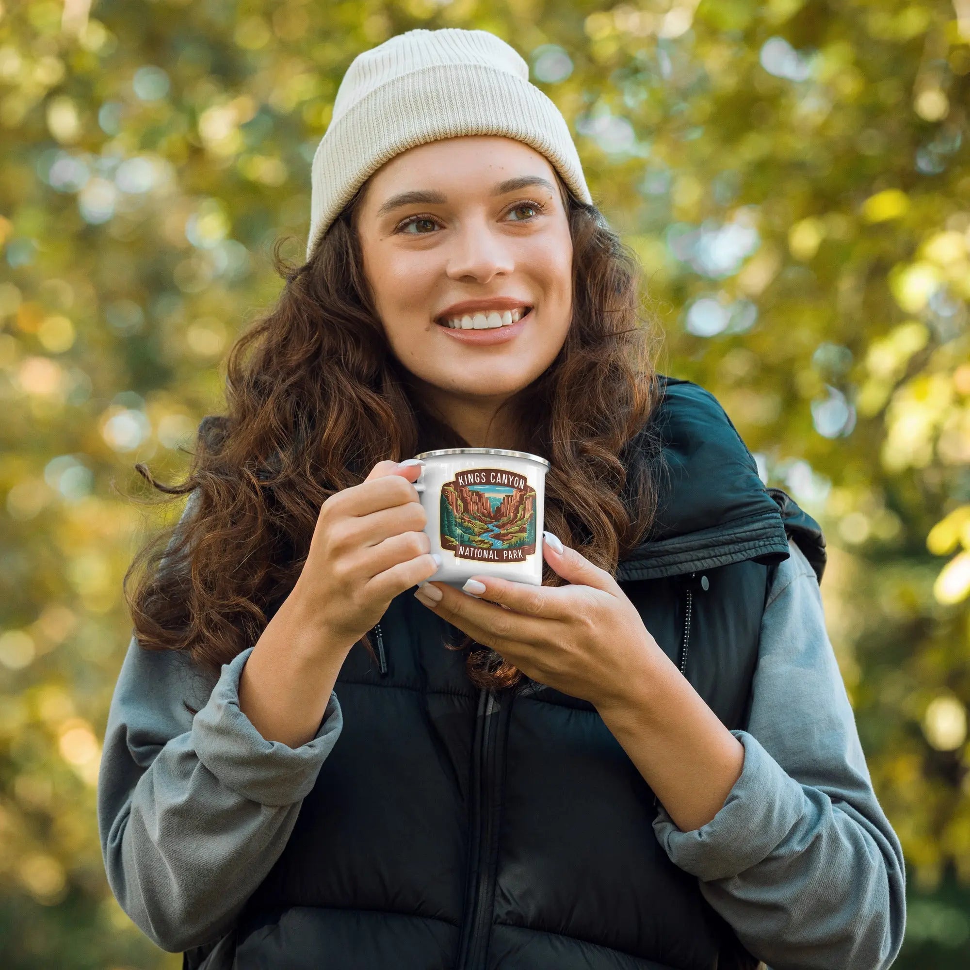 Kings Canyon National Park Durable Enamel Camp Mug