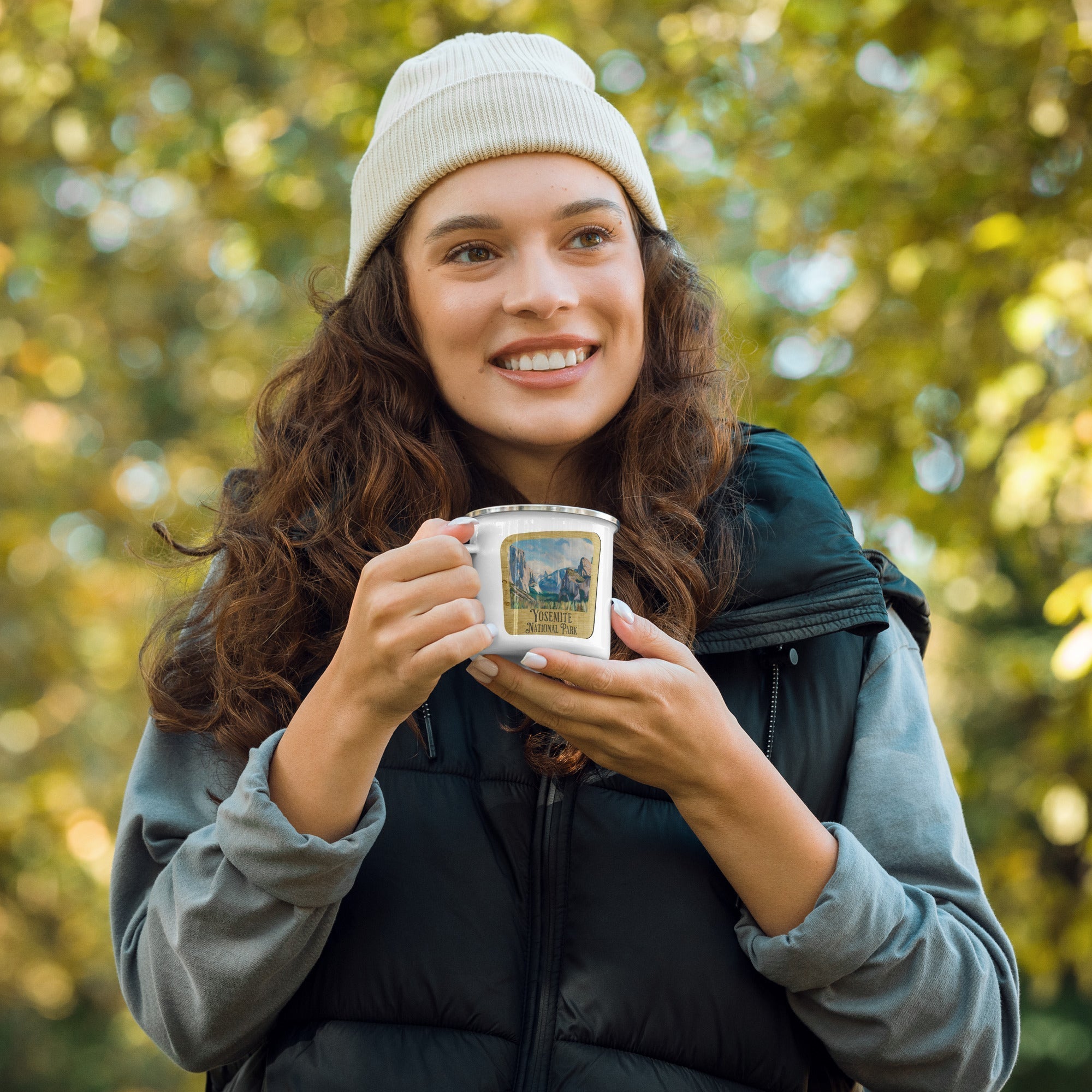 Yosemite Valley Sign National Park Camp Mug