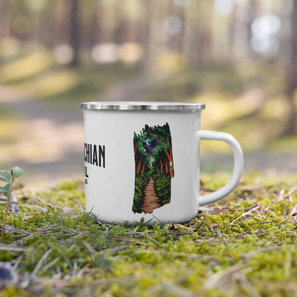 Appalachian National Scenic Trail Enamel AT Camp Mug Evening Blaze