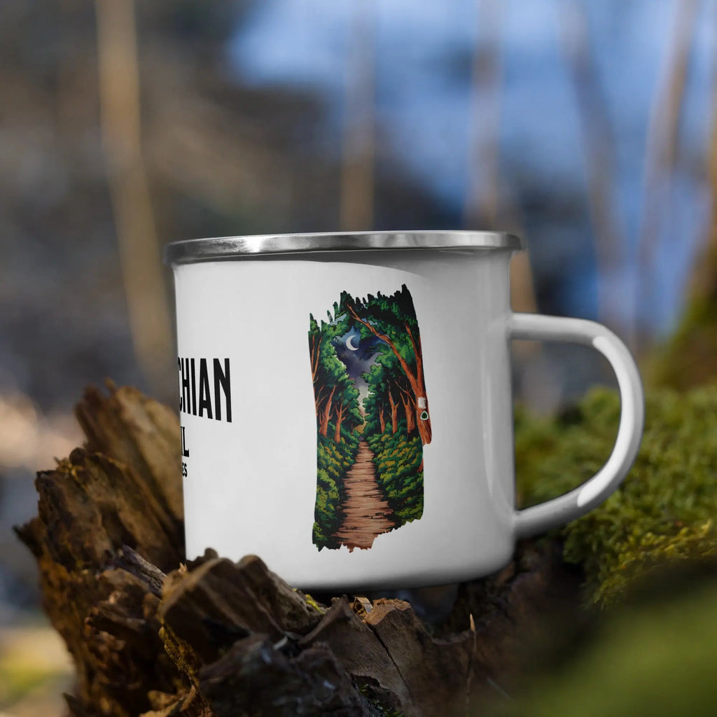 Appalachian National Scenic Trail Enamel AT Camp Mug Evening Blaze