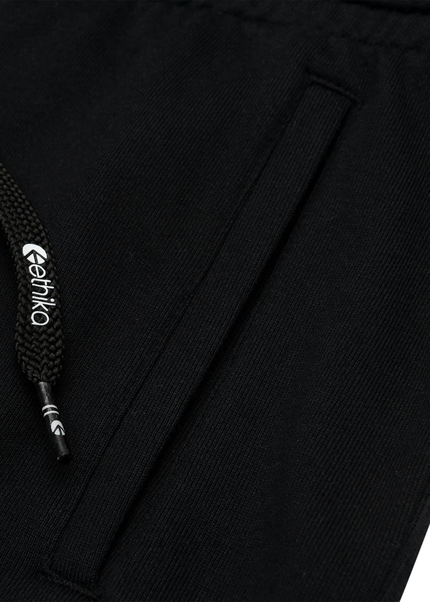 Black | Womens Raw Edge Short