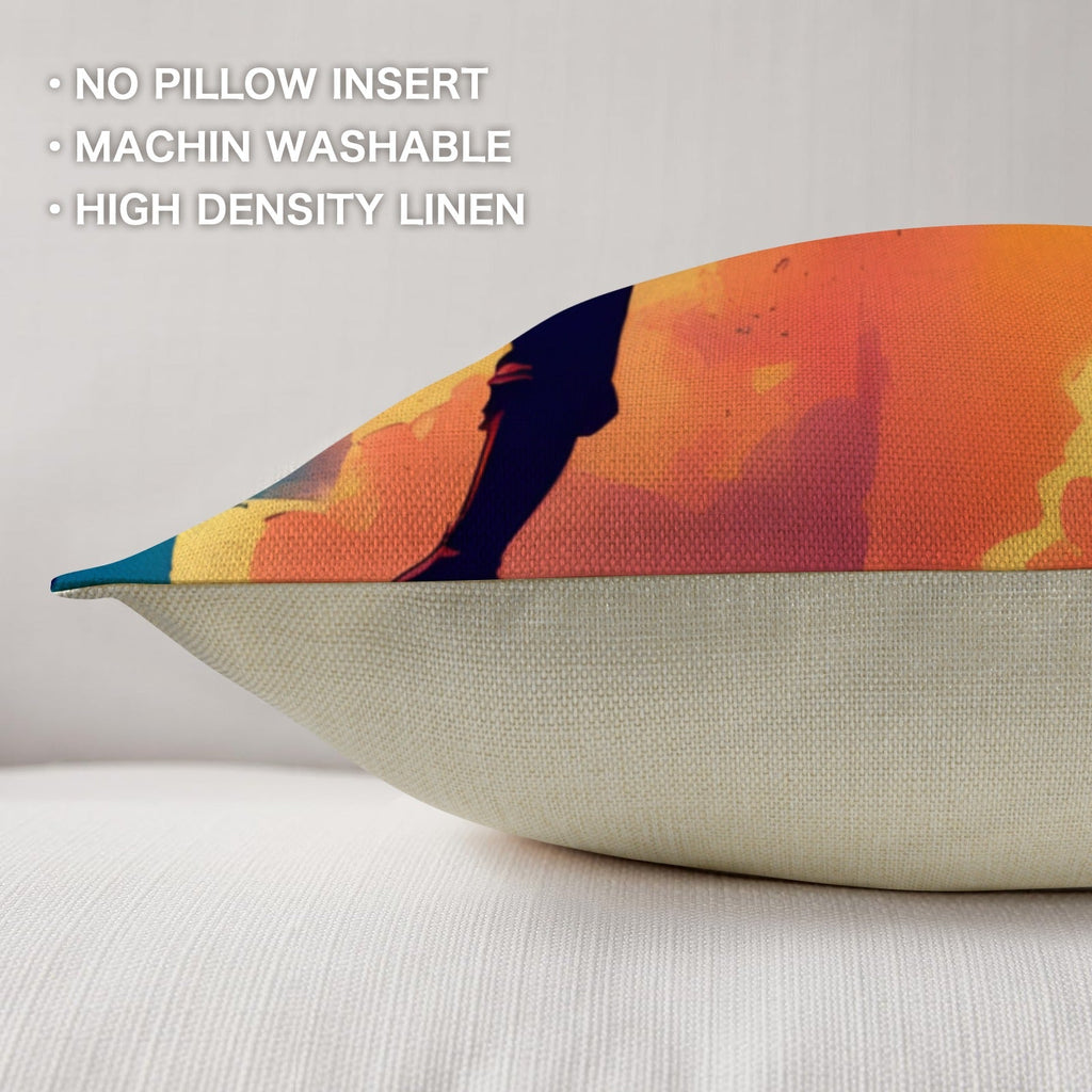 Sunset Cowboy Pillow Case Made in America