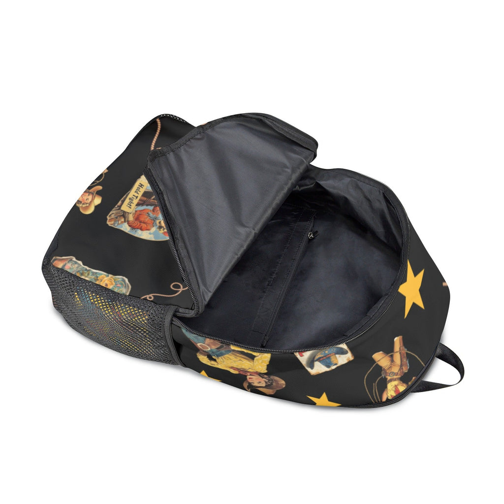 Vintage Cowgirl Collage Backpack