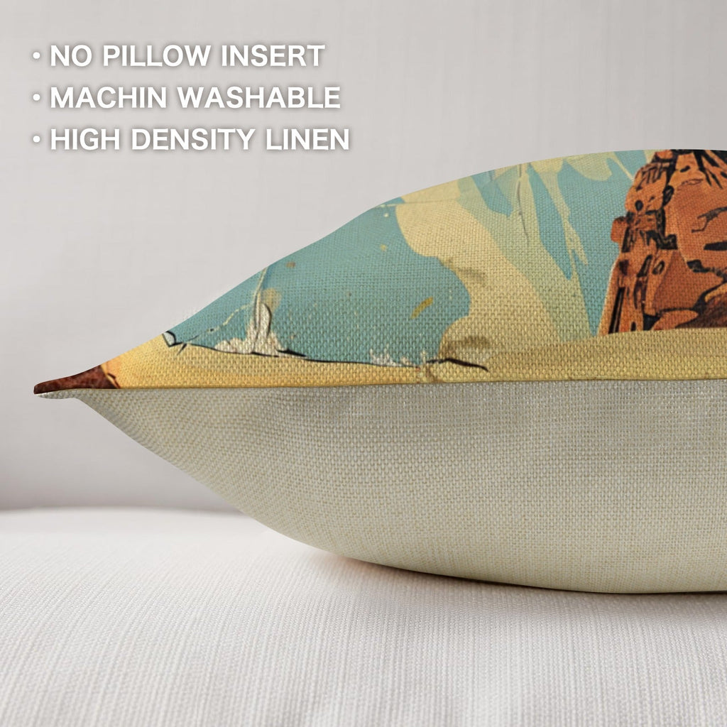 Vintage Cowboy Pillow Case Made in America