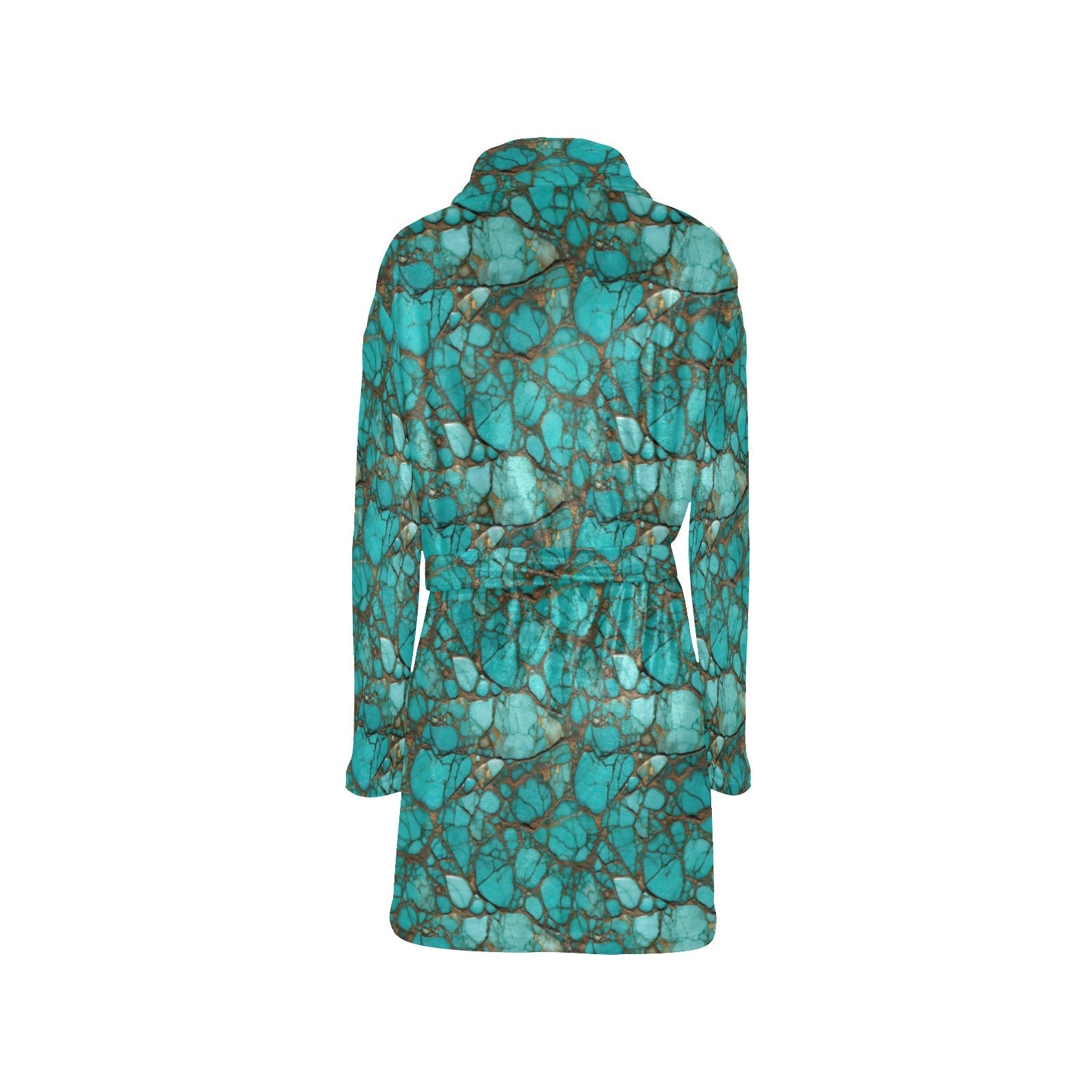 All Turquoise Women's Bath Robe