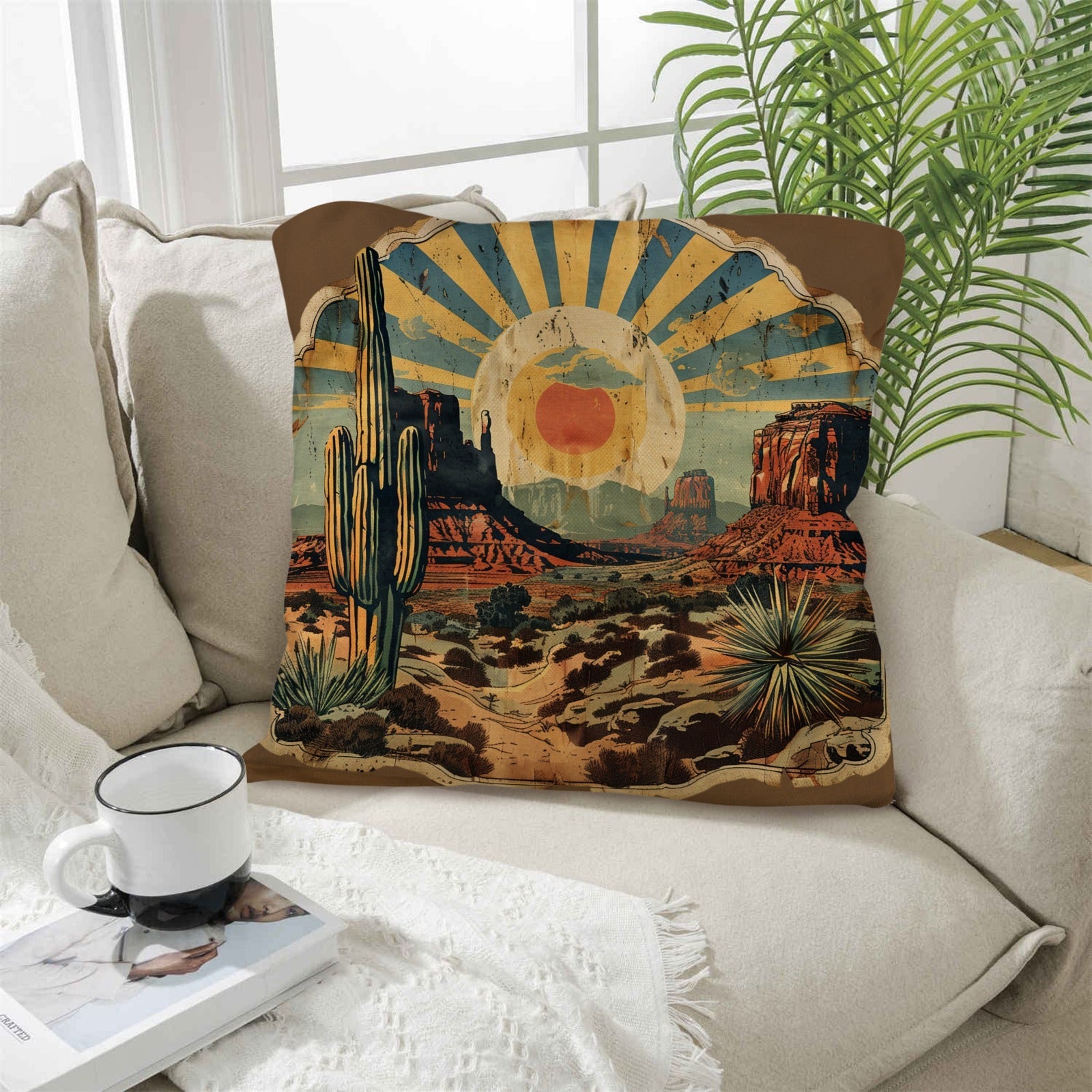 Southwestern Desert Pillow Case Made in America