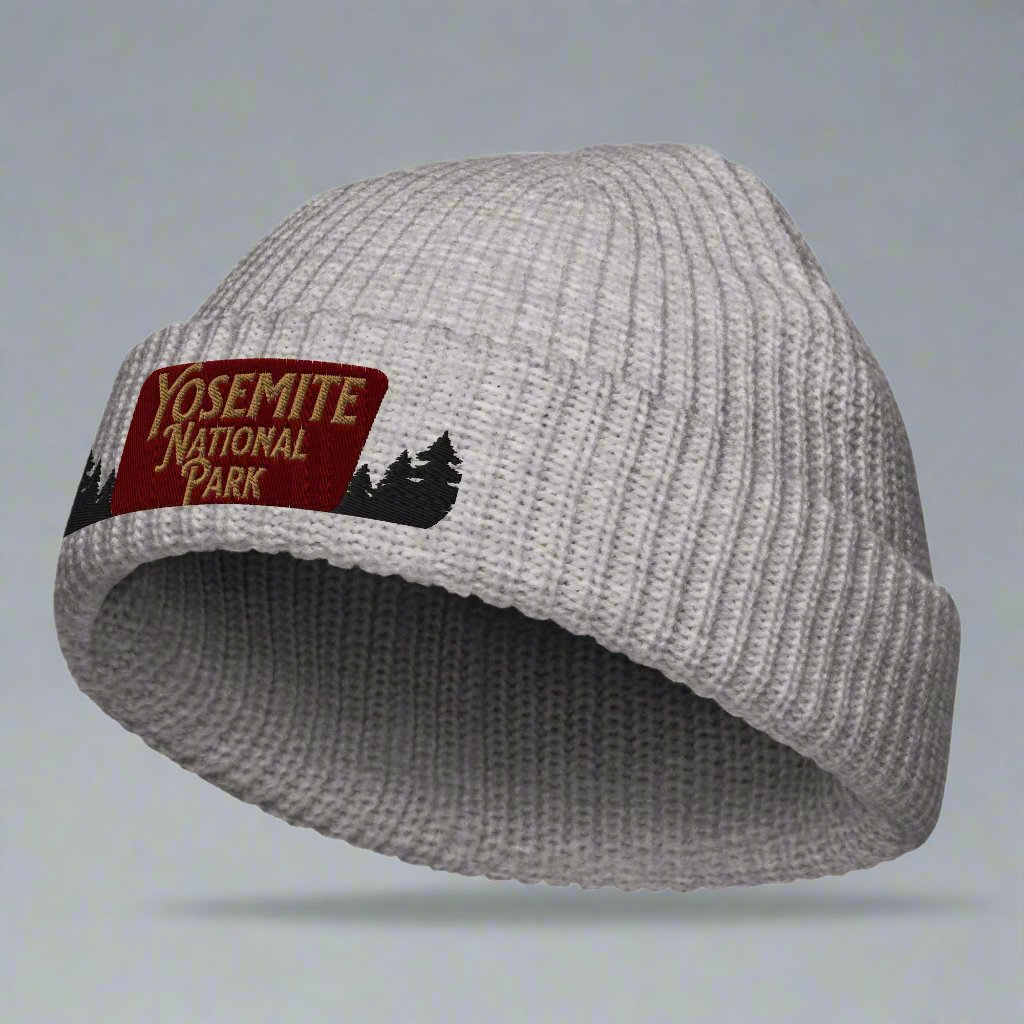 Yosemite National Park Embroidered Beanie