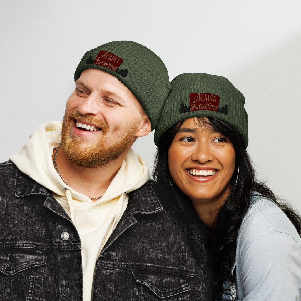 Acadia National Park Embroidered Beanie