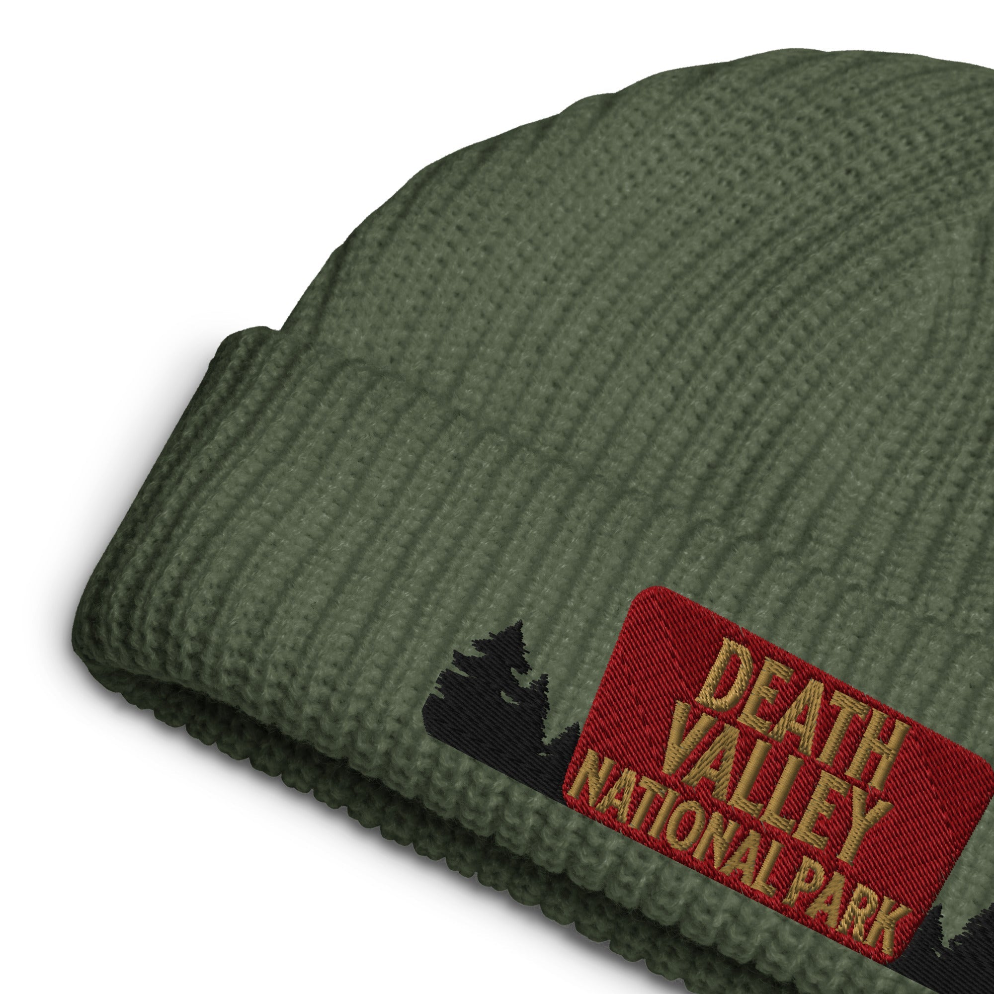 Death Valley National Park Sign Embroidered Beanie